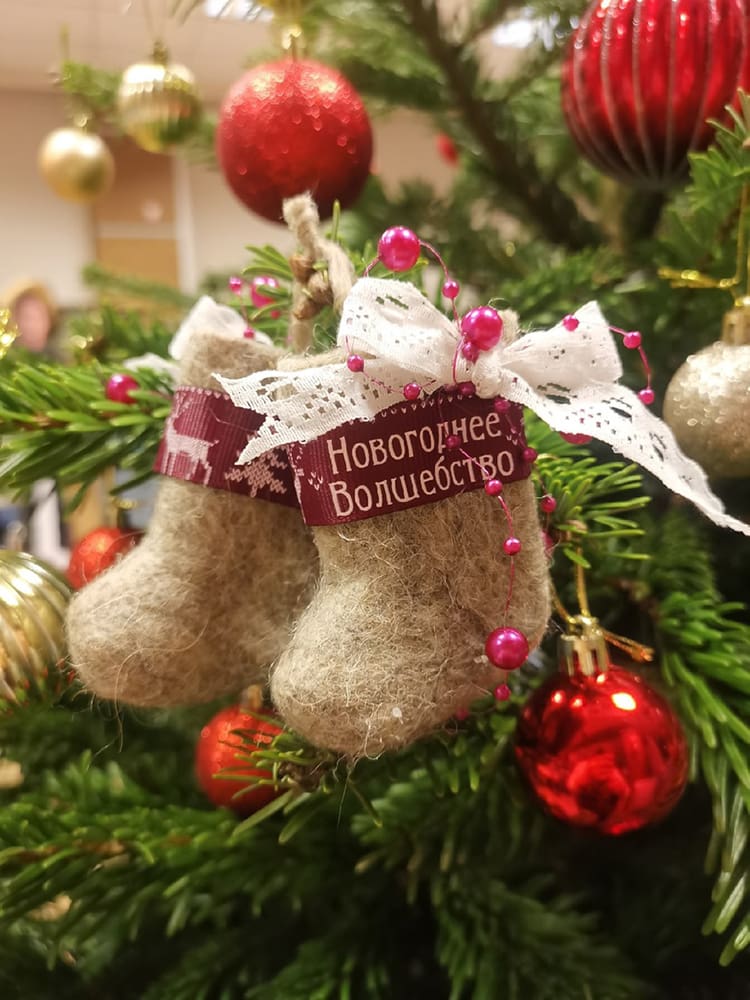 Мастер-класс Декор мини-валенок